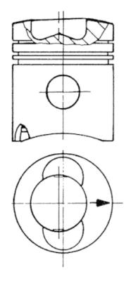 KOLBENSCHMIDT Zestaw naprawczy, tłoki / tuleje cylindrowe 93741960