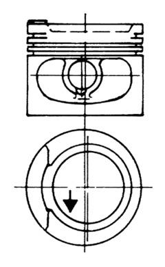 KOLBENSCHMIDT Tłok 93928600