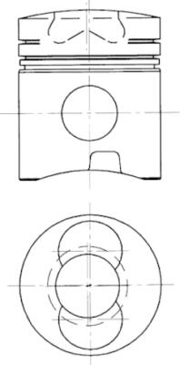 KOLBENSCHMIDT Zestaw naprawczy, tłoki / tuleje cylindrowe 94486970