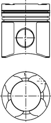 KOLBENSCHMIDT Zestaw naprawczy, tłoki / tuleje cylindrowe 99330960