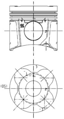 KOLBENSCHMIDT Zestaw naprawczy, tłoki / tuleje cylindrowe 99662962