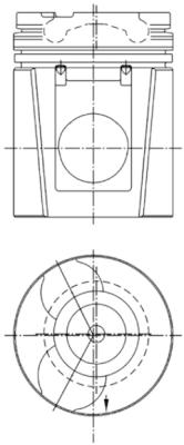 KOLBENSCHMIDT Zestaw naprawczy, tłoki / tuleje cylindrowe 99749960