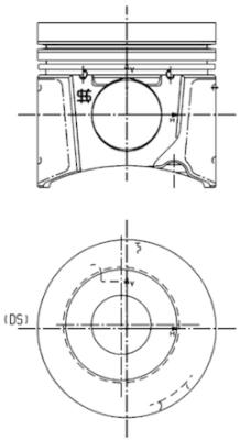 KOLBENSCHMIDT Zestaw naprawczy, tłoki / tuleje cylindrowe 99801962
