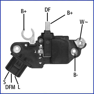 HITACHI Generatorregulator 130593