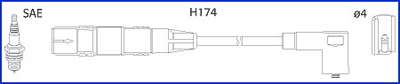 HITACHI uždegimo laido komplektas 134714