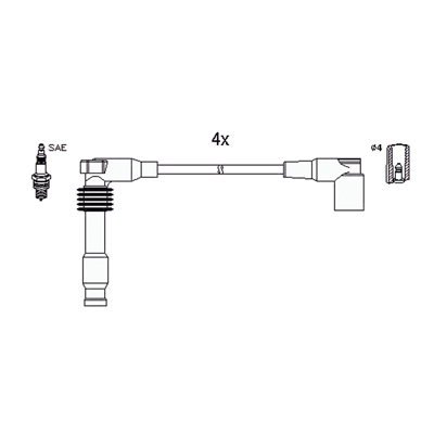 HITACHI Süütesüsteemikomplekt 134759