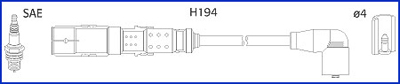 HITACHI uždegimo laido komplektas 134792