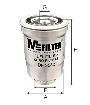 MFILTER Polttoainesuodatin DF 3582