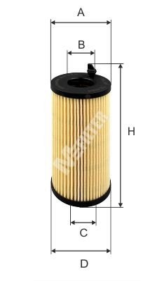 MFILTER Õlifilter TE 4059