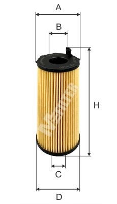 MFILTER Öljynsuodatin TE 4060