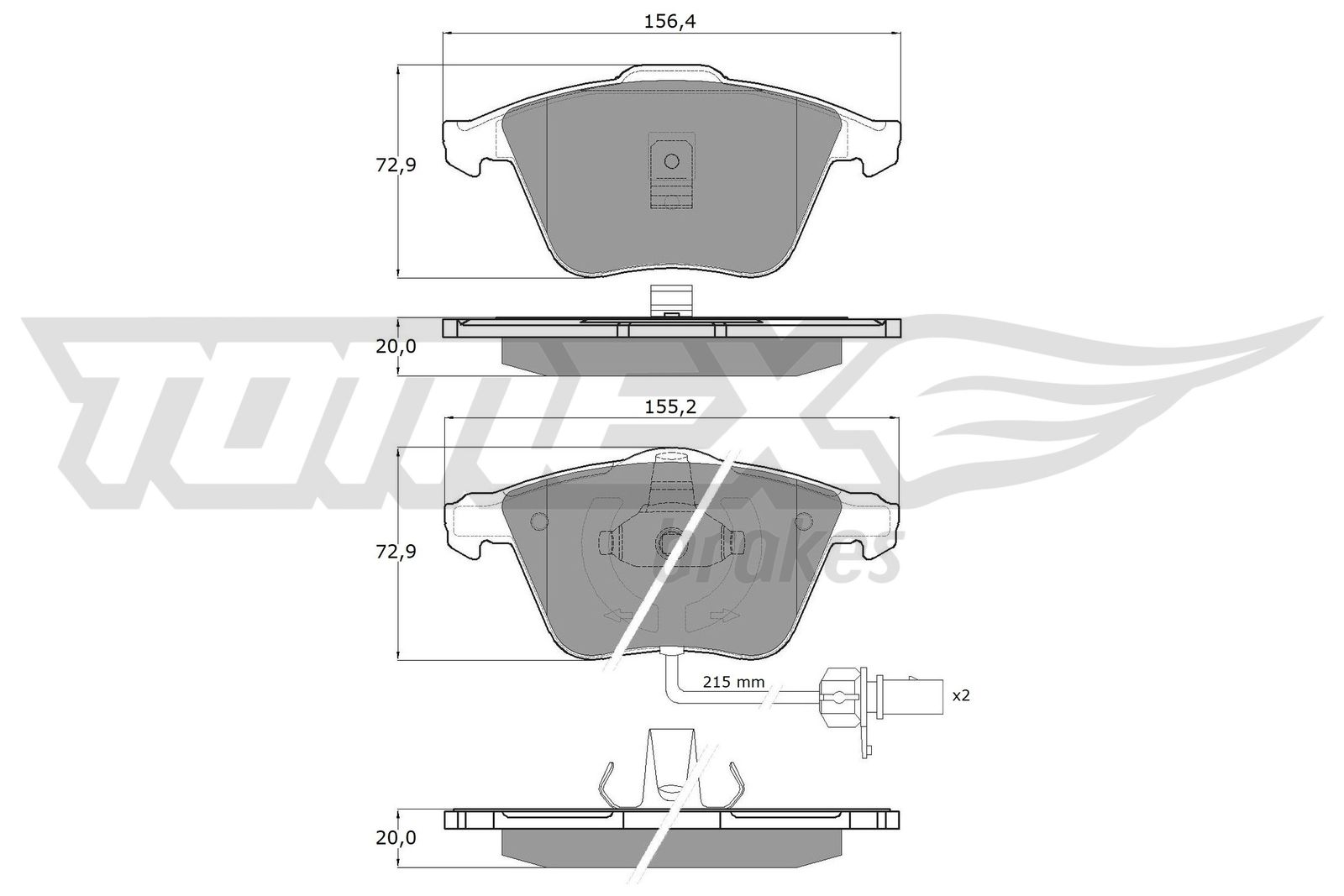 TOMEX Brakes Jarrupala, levyjarru TX 13-14