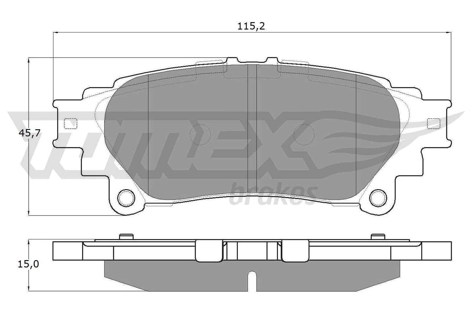 TOMEX Brakes Jarrupala, levyjarru TX 18-40