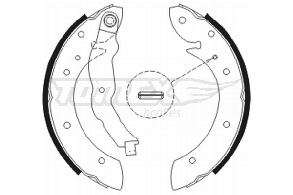 TOMEX Brakes Piduriklotside komplekt TX 20-79