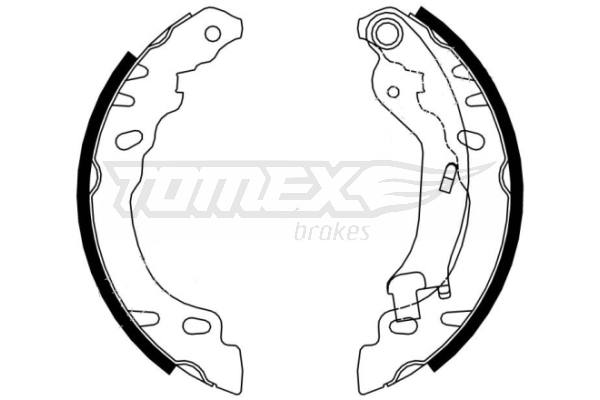 TOMEX Brakes Piduriklotside komplekt TX 21-61