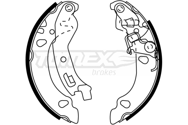TOMEX Brakes Piduriklotside komplekt TX 22-36