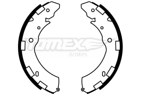 TOMEX Brakes Bromsbackar, sats TX 22-37