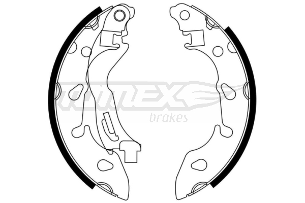 TOMEX Brakes Piduriklotside komplekt TX 23-04