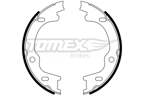 TOMEX Brakes Piduriklotside komplekt TX 23-38