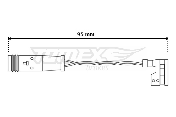 TOMEX Brakes Hoiatuskontakt, piduriklotsi kulumine TX 30-66