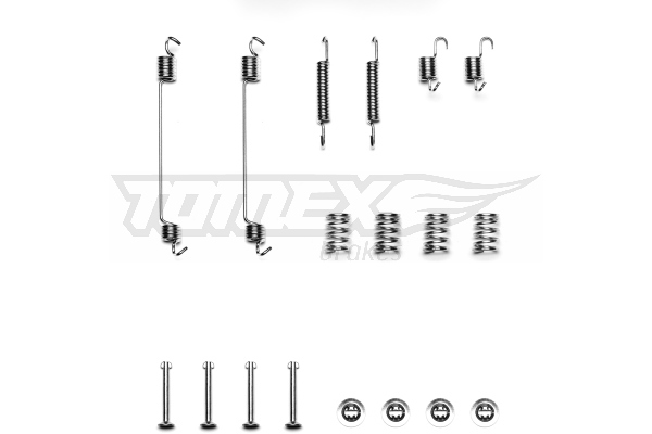 TOMEX Brakes Lisatarvikute komplekt, trummelpiduriklotsid TX 40-08