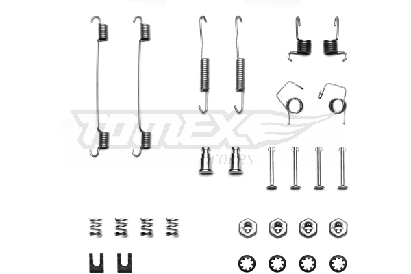TOMEX Brakes Lisatarvikute komplekt, trummelpiduriklotsid TX 40-25
