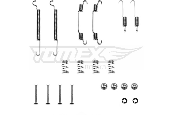 TOMEX Brakes Lisatarvikute komplekt, trummelpiduriklotsid TX 40-34