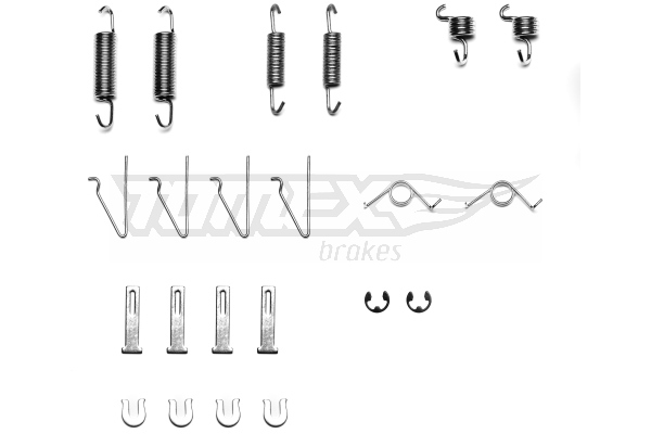TOMEX Brakes Lisatarvikute komplekt, trummelpiduriklotsid TX 40-40