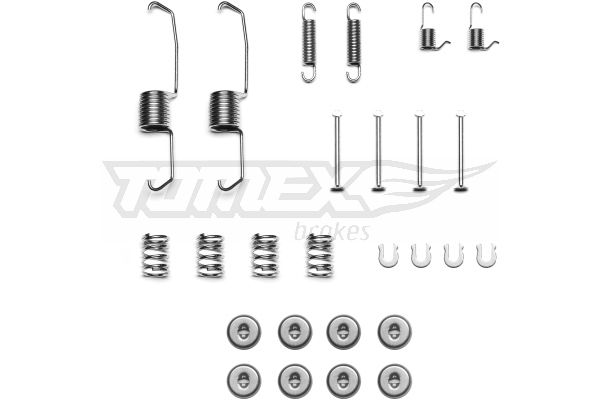 TOMEX Brakes Tarvikesarja, jarrukengät TX 40-49