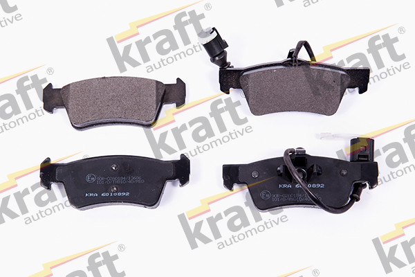 KRAFT AUTOMOTIVE stabdžių trinkelių rinkinys, diskinis stabdys 6010892