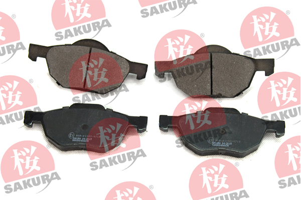SAKURA Piduriklotside komplekt, ketaspidur 600-40-6638