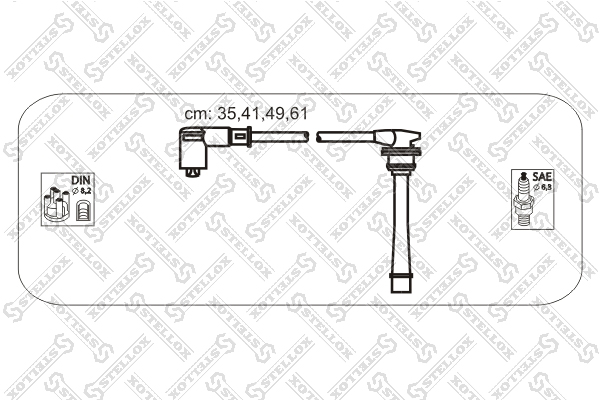 STELLOX Süütesüsteemikomplekt 10-38412-SX