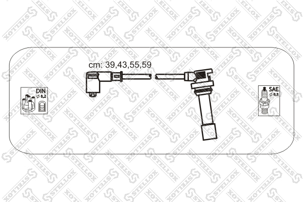 STELLOX Süütesüsteemikomplekt 10-38459-SX