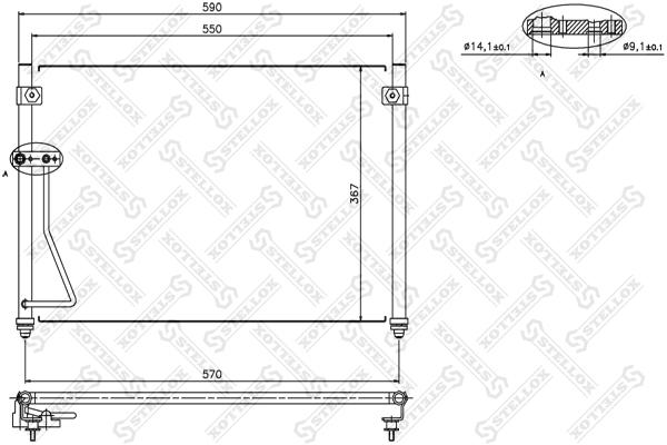 STELLOX Kondensaator,kliimaseade 10-45063-SX