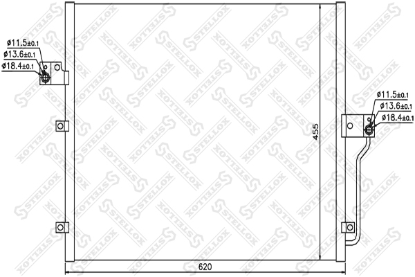 STELLOX Kondensaator,kliimaseade 10-45578-SX