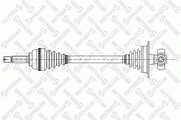 STELLOX pusašis 158 1033-SX