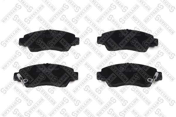 STELLOX Piduriklotside komplekt, ketaspidur 430 022B-SX