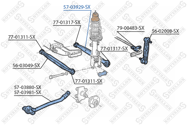 STELLOX Õõtshoob 57-03929-SX