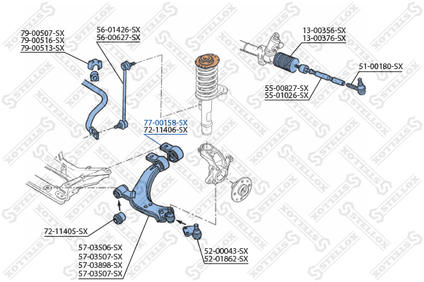 STELLOX Puks, õõtshoob 77-00158-SX