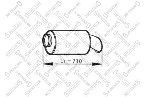 STELLOX Kesk-/lõppsummuti 82-03090-SX