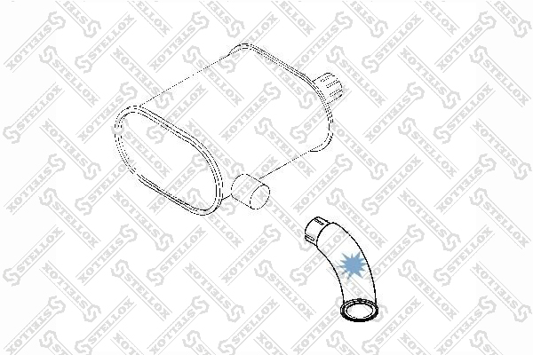 STELLOX Rura wydechowa 82-03681-SX