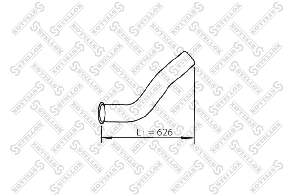 STELLOX Rura wydechowa 82-03790-SX