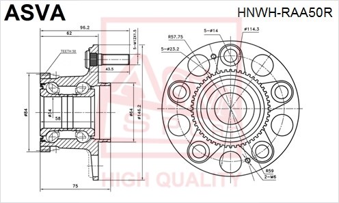 ASVA Rattarumm HNWH-RAA50R