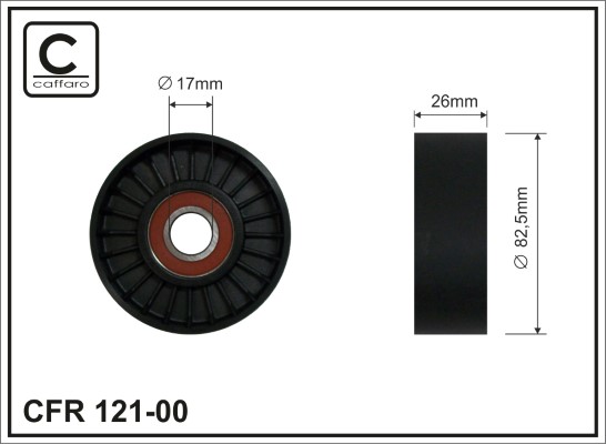 CAFFARO Pingutusrull,soonrihm 121-00