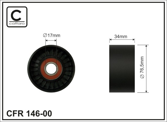 CAFFARO Seade-/juhtrull,soonrihm 146-00