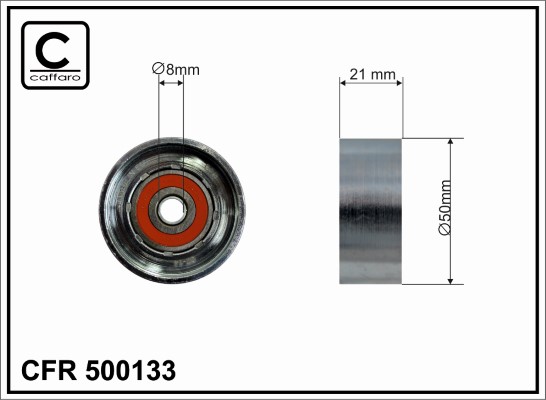 CAFFARO Seade-/juhtrull,hammasrihm 500133