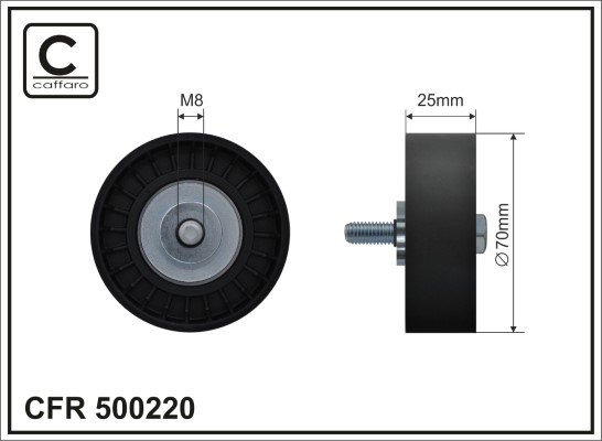 CAFFARO Seade-/juhtrull,soonrihm 500220