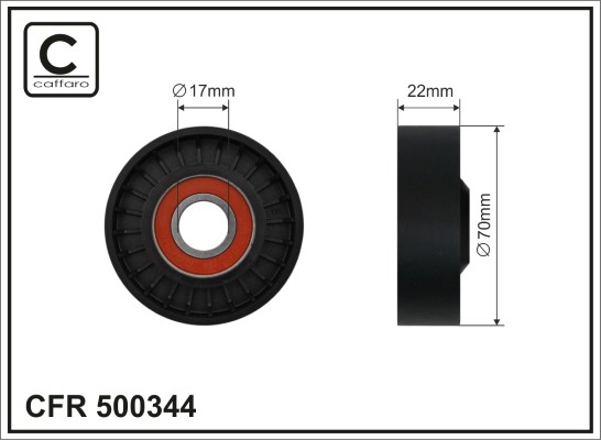 CAFFARO Pingutusrull,soonrihm 500344