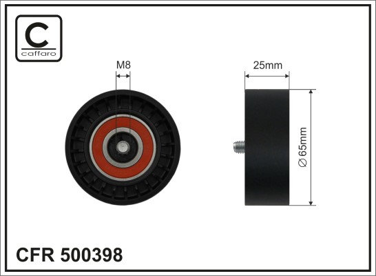 CAFFARO Seade-/juhtrull,soonrihm 500398