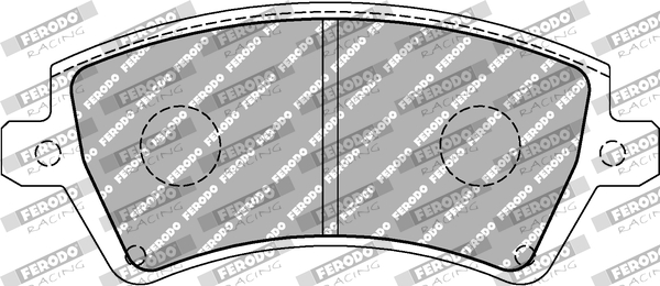 FERODO RACING Jarrupala, levyjarru FCP1573H