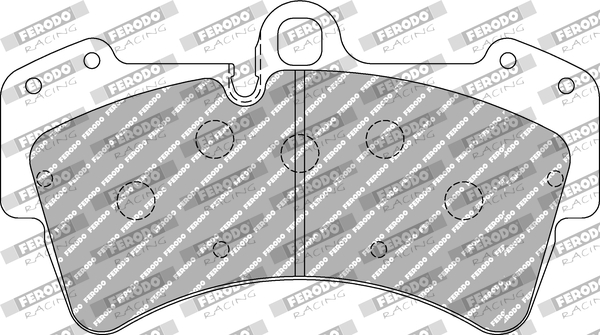 FERODO RACING stabdžių trinkelių rinkinys, diskinis stabdys FCP1626H